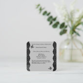 Gothic Wedding Theme UAWG Begleitkarte (Stehend Vorderseite)