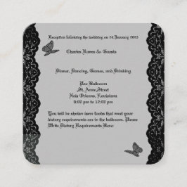 Gothic Wedding Theme UAWG Begleitkarte