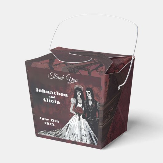 Gothic Wedding Vielen Dank, dass Sie die "Keepake  Geschenkschachtel (Vorderseite)