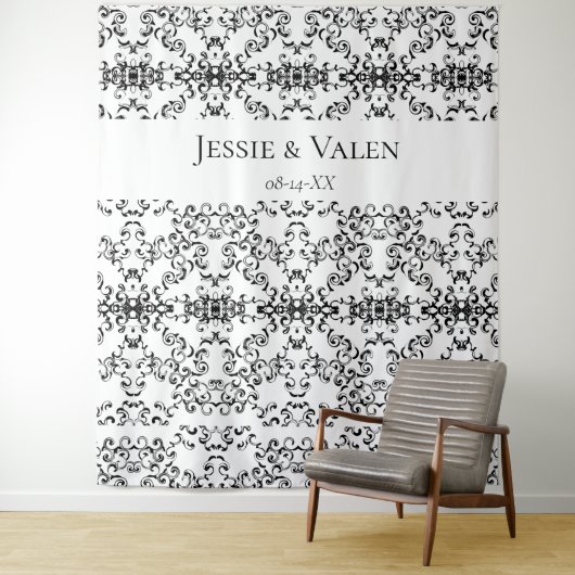 Gothic Wedding Wandteppich (Beispiel)