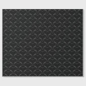 Gothic Wedding Winged Heart Gemustert Geschenkpapier (Flach)