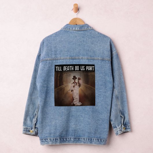 GOTHIC WEDING DENIM JEAN JACKET JEANSJACKE (Hangar)
