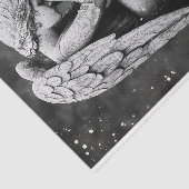 Gothic Weeping Angel Statue AD6 Decoupage Seidenpapier (Ausschnitt)