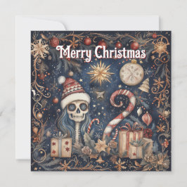 Gothic Weihnachten Feierliche Spooky Skull