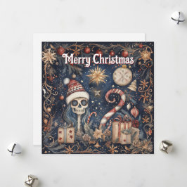 Gothic Weihnachten Feierliche Spooky Skull