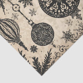 Gothic Weihnachten Tissue Paper Decoupage Seidenpapier (Ausschnitt)