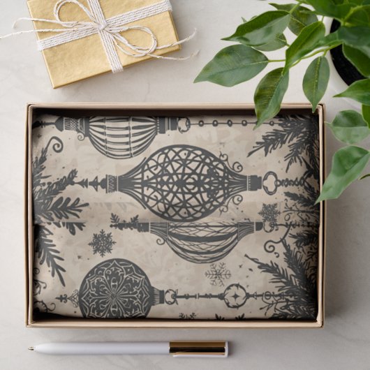 Gothic Weihnachten Tissue Paper Decoupage Seidenpapier (Geschenk)