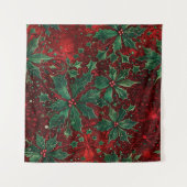 Gothic Weihnachtsbände Wandteppich (Vorderseite (Horizontal))