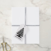 Gothic-Weihnachtsbaum II Geschenkanhänger (Mit Garn)