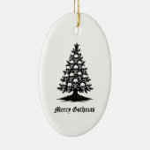 Gothic-Weihnachtsbaum II Keramik Ornament (Rechts)