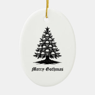 Gothic-Weihnachtsbaum II Keramik Ornament