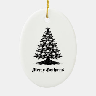 Gothic-Weihnachtsbaum II Keramik Ornament