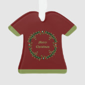 Gothic Weihnachtskraut Custom Double Side Ornament (Vorderseite)