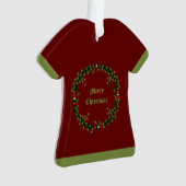 Gothic Weihnachtskraut Custom Double Side Ornament (Vorderseite)