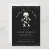 Gothic-Weihnachtsplätzchen-Austausch Einladung (Vorderseite)