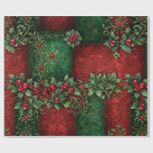 Gothic Weihnachtswrapping Paper Geschenkpapier (Flach)
