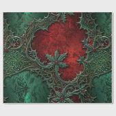 Gothic Weihnachtswrapping Paper Geschenkpapier (Flach)