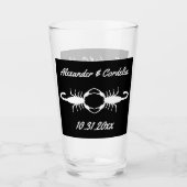 Gothic White Wedding Scorpions Custom Glas (Vorderseite)