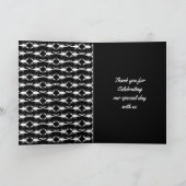 Gothic White Wedding Scorpions Custom Karte (Innenseite)