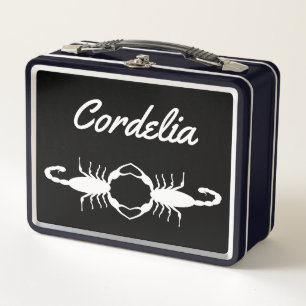 Gothic White Wedding Scorpions Custom Metall Brotdose
