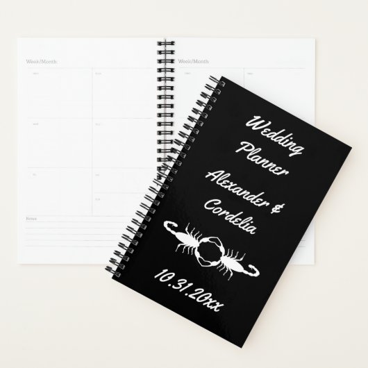 Gothic White Wedding Scorpions Custom Planer (Anzeige)