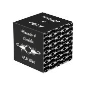 Gothic White Wedding Scorpions Custom Würfel (Rückseite Schrägansicht)