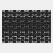 Gothic White Wedding Skorpions Custom Mit Monogram Geschenkpapier Set (Vorderseite 2)