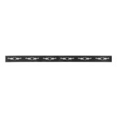 Gothic White Wedding Skorpions Gemustert Satinband (Vorderseite)