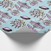 Gothic Wicca Gift Wrap, Dark Occult Wrapping Paper Geschenkpapier (Ecke)
