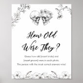 Gothic wie alt waren sie Brautparty Game Poster (Vorne)