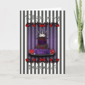 Gothic Will You Be My Bridesmaid Card - Gothic Wed Einladung (Vorderseite)