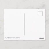 Gothic Wilting Flower Photo Reprint Postkarte (Rückseite)