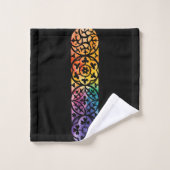 Gothic Window Rainbow Pride Badhandtuch Set (Waschlappen)