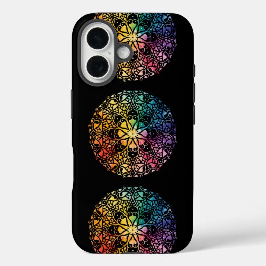 Gothic Window Rainbow Pride Case-Mate iPhone Hülle (Rückseite)