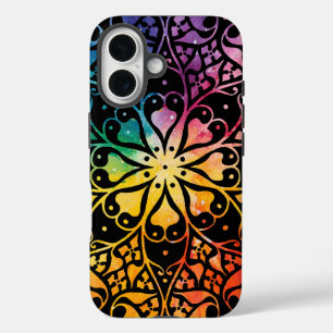 Gothic Window Rainbow Pride iPhone 16 Hülle