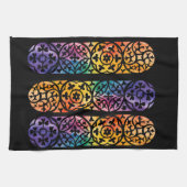 Gothic Window Rainbow Pride Geschirrtuch (Horizontal)