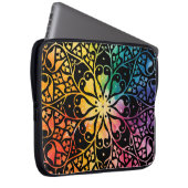 Gothic Window Rainbow Pride Laptopschutzhülle (Vorne Rechts)