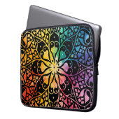 Gothic Window Rainbow Pride Laptopschutzhülle (Vorderseite Links)