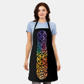 Gothic Window Rainbow Pride Schürze (Getragen)
