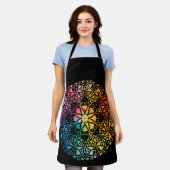 Gothic Window Rainbow Pride Schürze (Getragen)