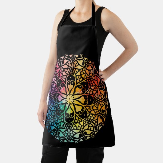 Gothic Window Rainbow Pride Schürze (InSitu)