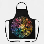 Gothic Window Rainbow Pride Schürze (Vorderseite)