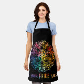 Gothic Window Rainbow Pride Schürze (Getragen)