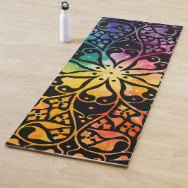 Gothic Window Rainbow Pride Yogamatte