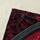 Gothic Window Red Black Strandtuch (Beispiel)