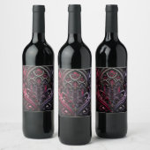 Gothic Wine Bottle Label Weinetikett (Flaschen)