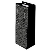 GOTHIC Wine Gift Bag Geschenktüte Für Weinflaschen (Vorderseite Schrägansicht)