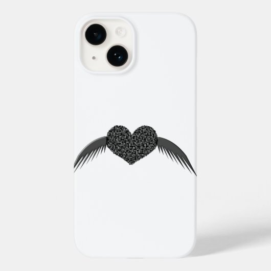 Gothic Winged Liebe Heart iPhone 5 Fall Case-Mate iPhone Hülle (Rückseite)