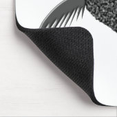 Gothic Winged Liebe Heart Mousepad (Ecke)