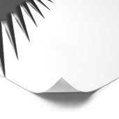 Gothic Winged Liebe Heart Poster (Ecke)